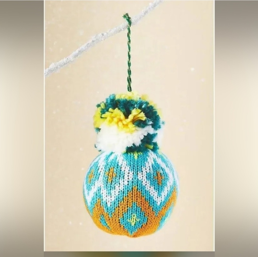🎅 Nwt 2/$25 Or $15 Each Anthropologie Alpine Knit Christmas Ornament